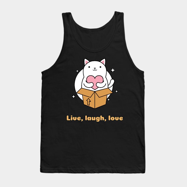 Live, laugh, love Tank Top by MythicalShop